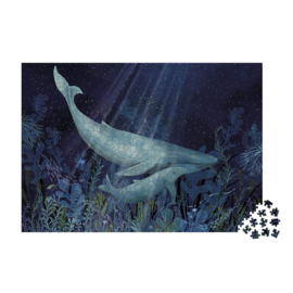 Janod - Puzzel - Whales in the deep - 1000 stuks