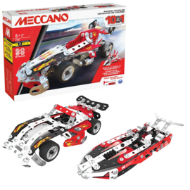 Meccano 10 Model set Racing Vehicles