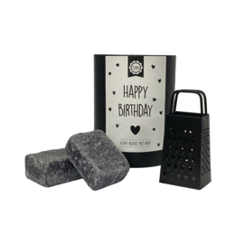 Scent blocks met rasp - Happy Birthday