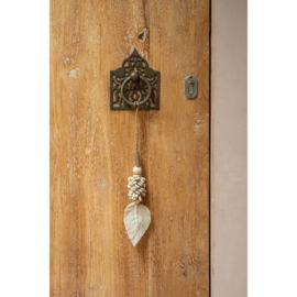 Decoratieve hanger - The Leaf Cowrie Tassel - Naturel