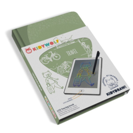 Kidywolf - Kidydraw Mini tekentablet Travel Green