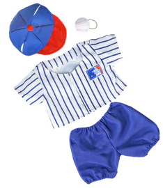"ALL STARS" BASEBALL UNIFORM WITH HAT AND BALL
