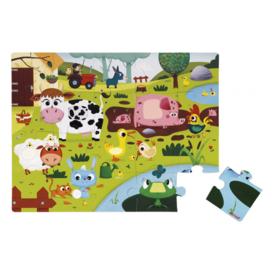 Janod - Puzzel - Dieren van de boerderij