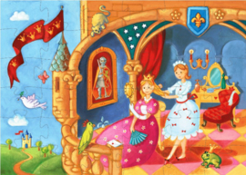 Djeco -  Puzzel De prinses en de kikker