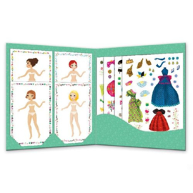 Djeco -  Stickers & Poppetjes van papier  - Helemaal in de mode