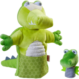 Haba - Poppenkastpop Krokodil met baby