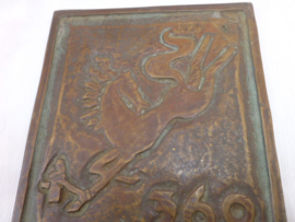 Bronzen plaquette Krijgsgevangenis kamp Stalag  369