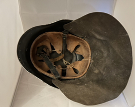 Duitse Feuerwehr helm  aluminum/verchroomd, jaren  60