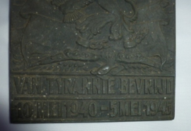 Herdenkings plaquette
