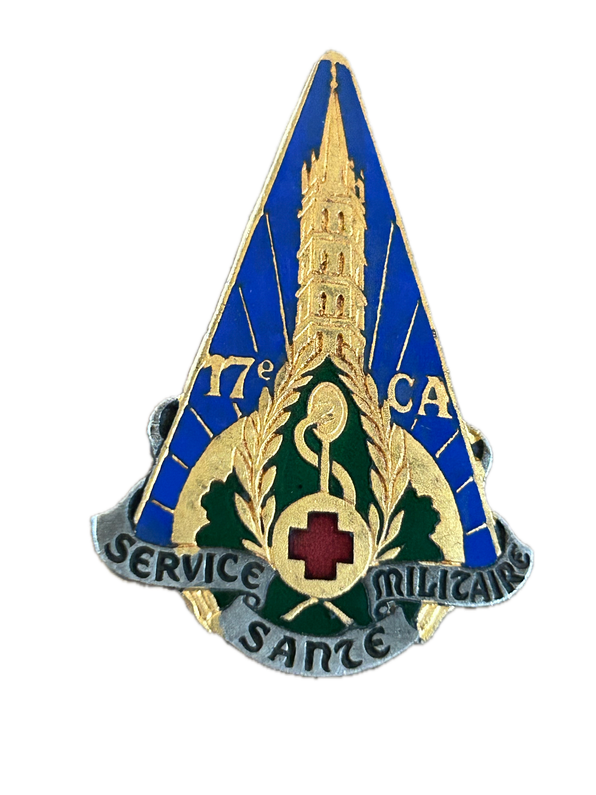 Insigne C.A. Service  Sante Militaire  ww2