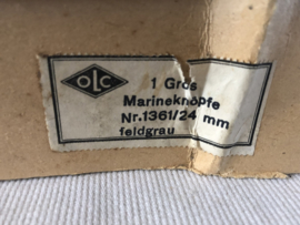 Feldgrau Kriegsmarine Uniform knopen