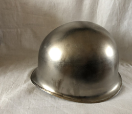 Verchroomde Nato helm