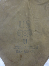 US Gasmasker khaki  tas