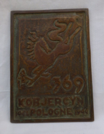 Bronzen plaquette Krijgsgevangenis kamp Stalag  369