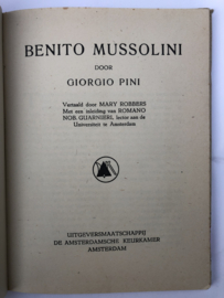 De Amsterdamse Keurkamer- Benito Mussolini