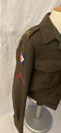 Battle dress jekker Korps Mobiele Colonnes ,50er jaren