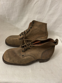 Franse lederen gevechts schoenen wo2