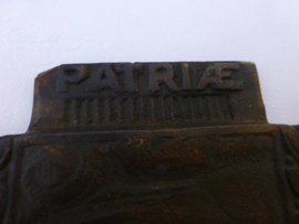 Bronzen plaquette  van het Vuurkruis