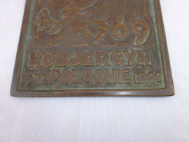 Bronzen plaquette Krijgsgevangenis kamp Stalag  369