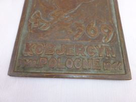 Bronzen plaquette Krijgsgevangenis kamp Stalag  369