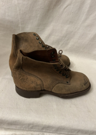 Franse lederen gevechts schoenen wo2