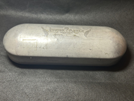 US Luxor Airex E.B.  Meyrowitz  Pilot goggle case ww2