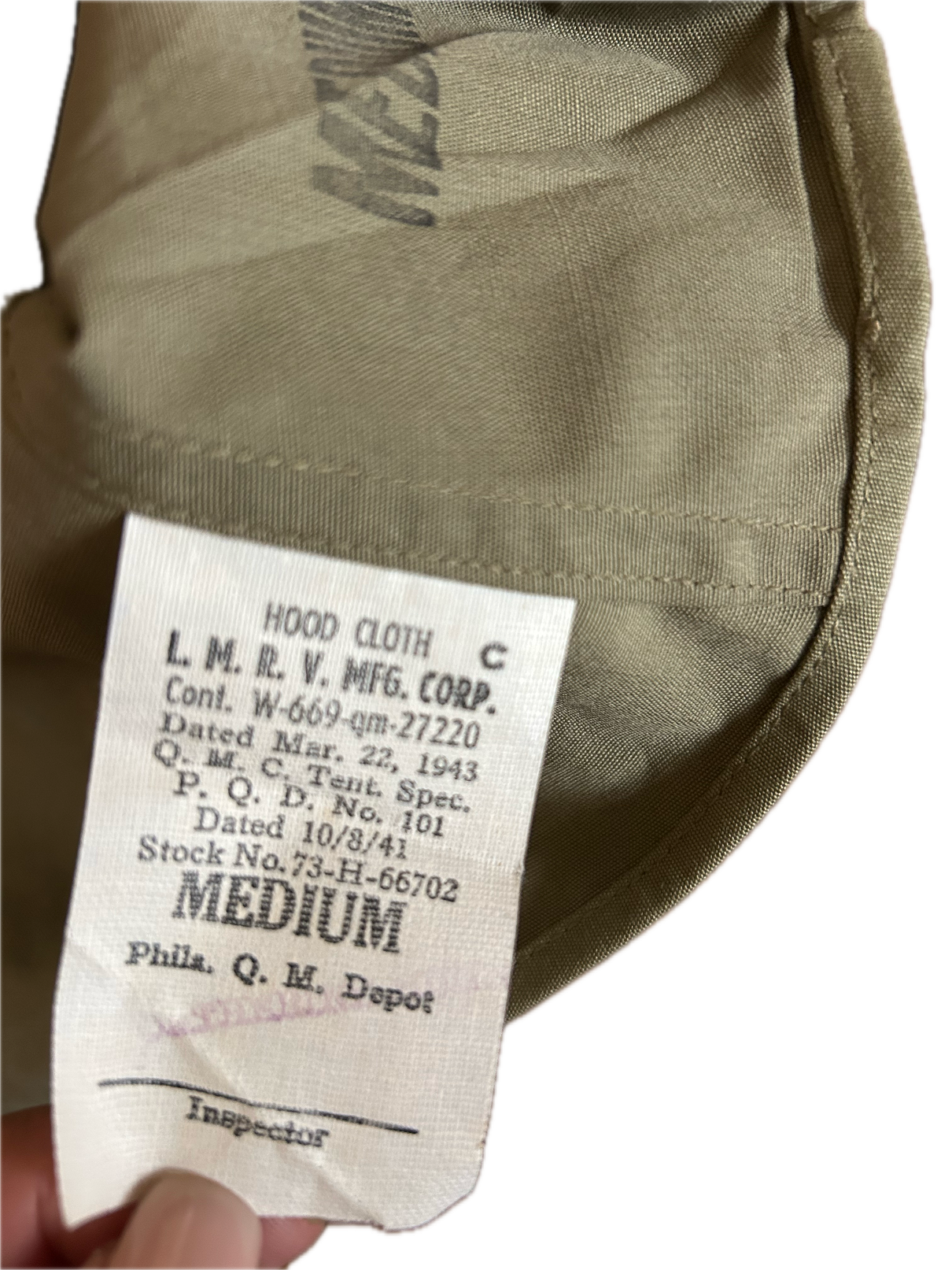 US  1941 Cloth Hood