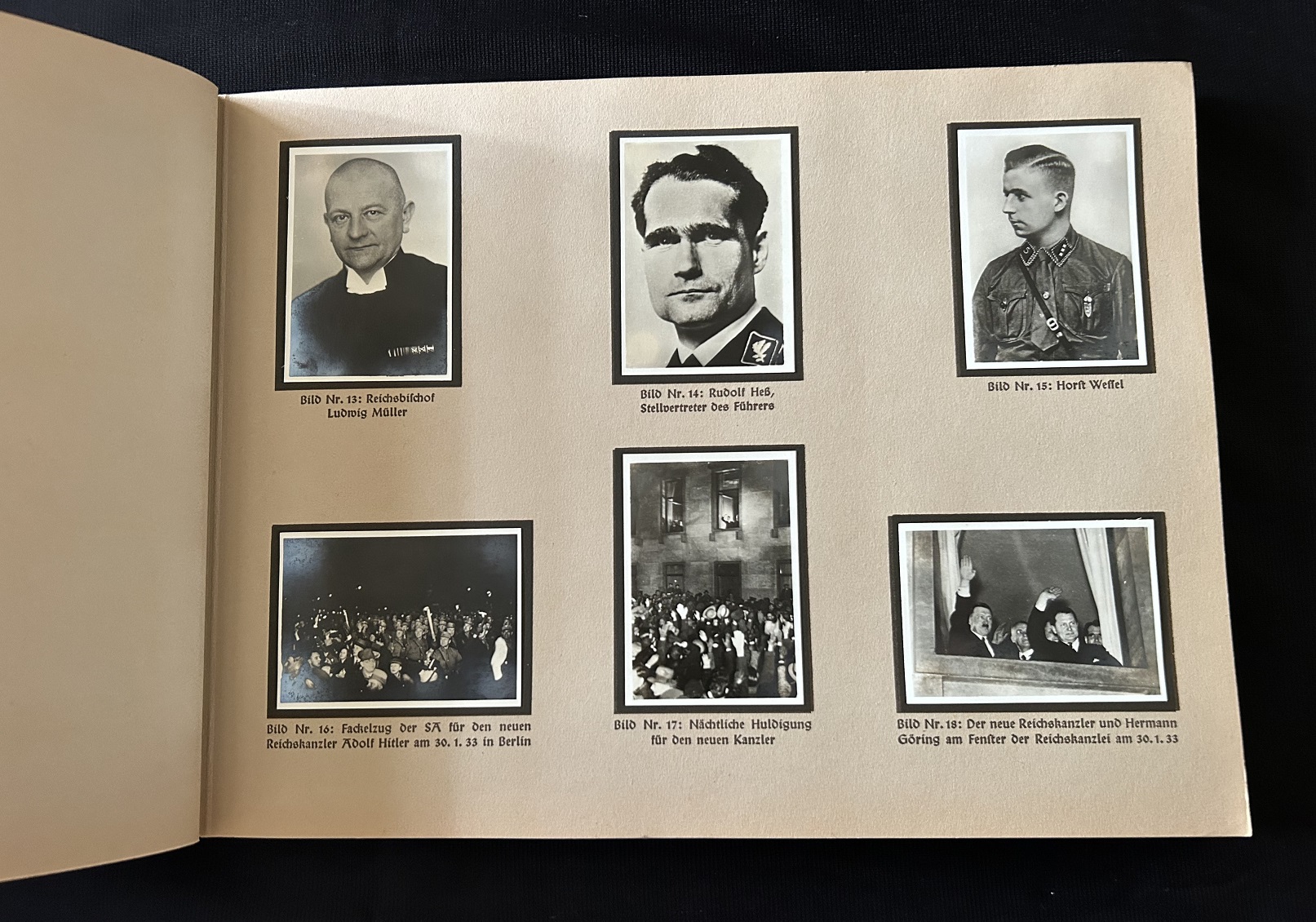 Sammelbilder album: Das Neue Reich