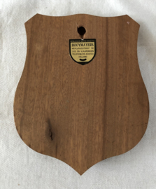 Houten  wandschildje Garderegiment Jagers