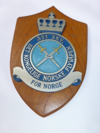 Wandschildje Noorse Luchtmacht  Squadron  331