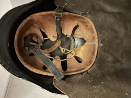 Duitse Feuerwehr helm  aluminum/verchroomd, jaren  60