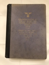 Boek: Verordnungsblad für die besetzen Niederländischen gebiete Jahr 1941