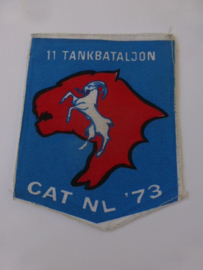 11 Tankbataljon  CAT NL 73 embleem