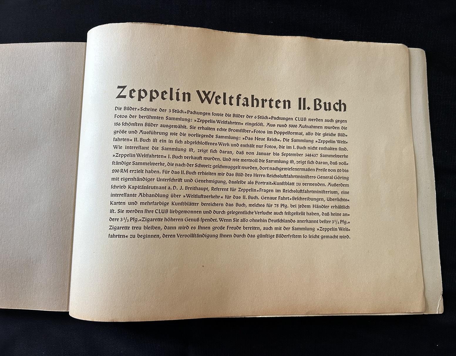 Sammelbilder album: Das Neue Reich