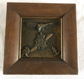 Bronzen plaquette Lucht Strijd Krachten