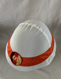 DDR Vopo helm met helmovertrek