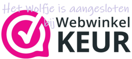 Het Wolfje is aangesloten bij WebwinkelKeur