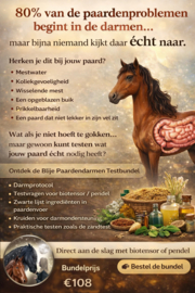 Blije paarden darmen biotensor/pendel testbundel