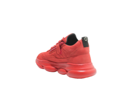 RED-RAG SNEAKER - RED NUBUCK