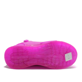 SKECHERS S-LIGHTS REMIX SNEAKER - HOT PINK