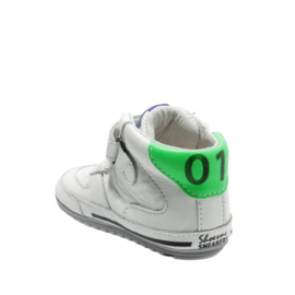 SHOESME BABYSNEAKER – WHITE/GREEN