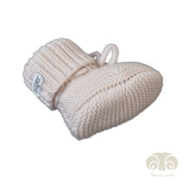 LODGER BABYSLOFJES SLIPPER MERINO WOL - BIRCH