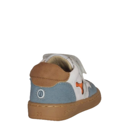 SHOESME BABYSNEAKER - WHITE LIGHT BLUE