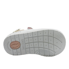 SHOESME BABYSNEAKER - WHITE ROSEGOLD