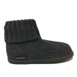 HAFLINGER PANTOFFEL KARL - ANTHRAZIT