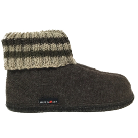 HAFLINGER PANTOFFEL PAUL - BRAUNMELIERT