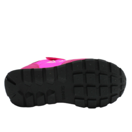 SUN68 SNEAKER ALLY SOLID NYLON - FUXIA FLUO