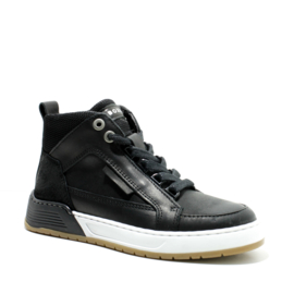 BULLBOXER HALFHOGE VETERSCHOEN - BLACK