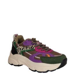 POSH BY POELMAN SNEAKER - GREEN PURPLE