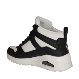 SKECHERS SNEAKER UNO - HIGH REGARDS - WHITE BLACK